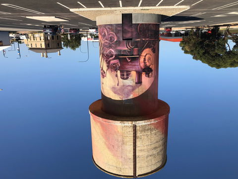 Kadina Water Tower Mural - Events Australia 1