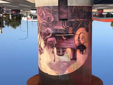 Kadina Water Tower Mural - Events Australia 2