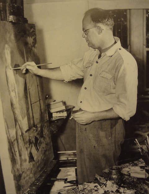 Russell Drysdale Easel Sculpture - Events Australia 1