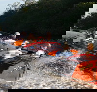 Noosa River Cruise for 3 to 4 people on a Classic Mahogany Speed Boat - 90 min. - Events Australia