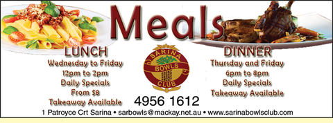 Sarina Bowls Club - Tourism Bookings 2