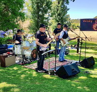 Angas Plains Wines Live in the Vines with the band -Wisky Jak - Tourism Bookings