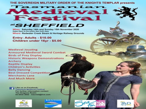 Sheffield Tasmania Medieval Festival 2020 - Tourism Bookings 0
