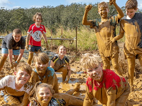 Mini Muddies Obstacle Challenge At Bunnamagoo Estate - Events Australia 0