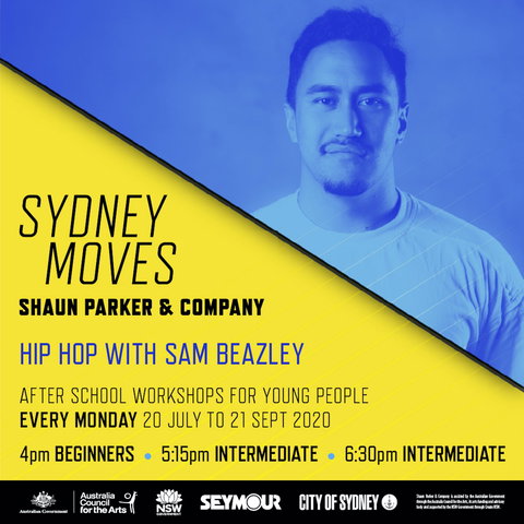 Sydney Moves - All Ages Intermediate Hip Hop With Sam Beazley - Events Australia 0