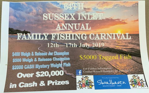 The Sussex Inlet Annual Family Fishing Carnival - Events Australia 0