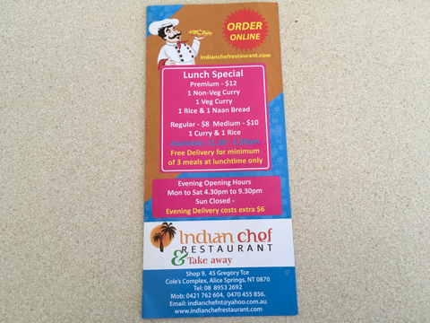 Indian Chef Restaurant & Take Away - Events Australia 0
