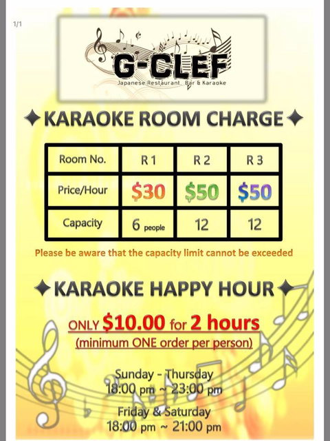 G-Clef Japanese Restaurant, Bar & Karaoke - Tourism Bookings 2