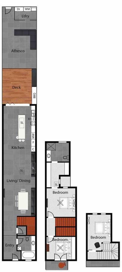 3 Storey Home Close Walk To Fox Studios SCG & City - Tourism Bookings 22