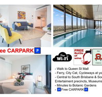 CBD Views-With FREE Wine Free-Carpark-Netflix-WiFi - Tourism Bookings