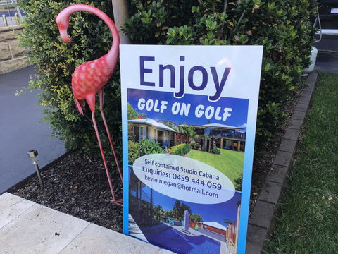 Studio Cabana On Golf In Mollymook - Events Australia 2