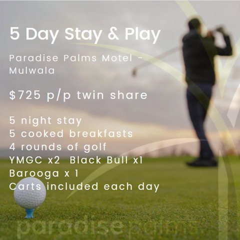 Paradise Palms - Tourism Bookings 2
