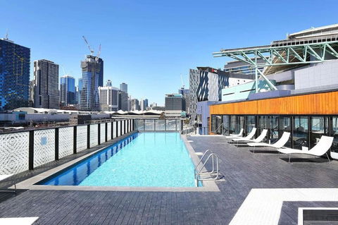 Rooftop Pool Stunning Apt At Marvel Stadium With Free Parking - Events Australia 2