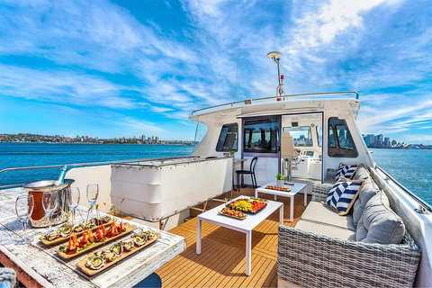 Vivid 90-Minute Sydney Harbour Intimate Catamaran Cruise With Canapes - Events Australia 4